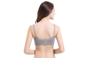Grid Maternity Nursing Breastfeeding Seamless Bra - Onnty