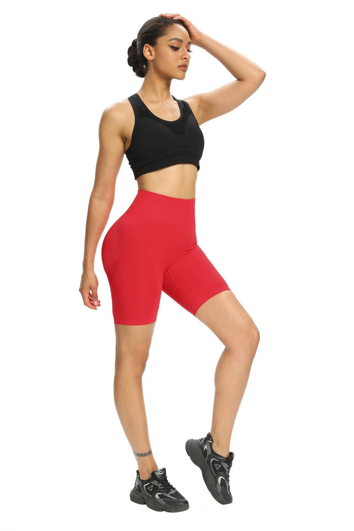 AB Yarn Seamless Yoga Workout Sports Fitness Gym Shorts