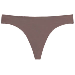 Women Sexy Ice Silk One Piece Thong Panties