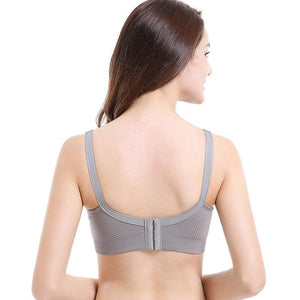 Grid Maternity Nursing Breastfeeding Seamless Bra - Onnty