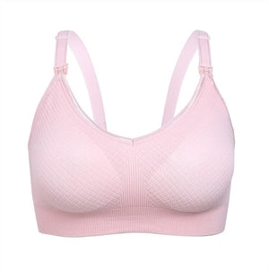 Grid Maternity Nursing Breastfeeding Seamless Bra - Onnty
