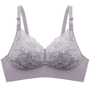 Modal Lace Maternity Nursing Breastfeeding Seamless Underwear Bra - Onnty