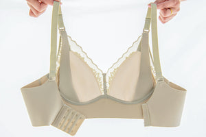 Modal Lace Maternity Nursing Breastfeeding Seamless Underwear Bra - Onnty