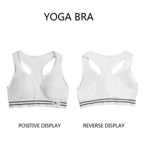 M-XL Women Sports Bra Absorb Sweat Push Up Yoga Bra Running Vest Lady Cotton Pad Fitness Gym Exercise Seamless Bra Crop Top