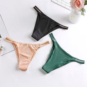 1set Women&#39;s Lingerie Bra Brief Sets Woman Bralette Active Bras Seamless Wire Free Ice Silk Bras Panties New Underwear For Woman