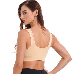 NINGMI Sport Bra for Women Gym Push Up Bra Yoga Tops Sportswear Sexy Yoga Bra Workout High Impact Sports Vest Fitness Underwear