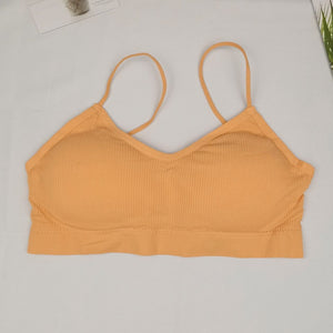 High Elastic Bra Women Gathering Bralette Push Up Bra Summer Anti-light Korean Style Wild Bra Tube Top Sexy No Rims Lingerie