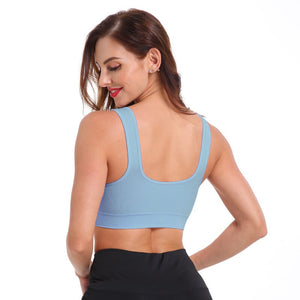 NINGMI Sport Bra for Women Gym Push Up Bra Yoga Tops Sportswear Sexy Yoga Bra Workout High Impact Sports Vest Fitness Underwear