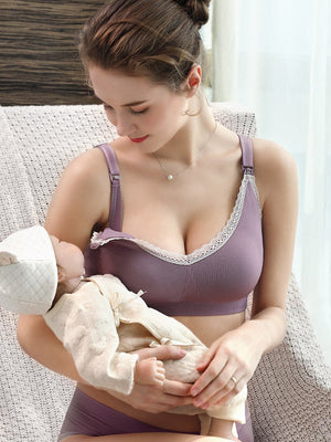 YATEMAO  Feeding Bra Sets Maternity Nursing Bra Pregnancy BreastFeeding Bra Soutien Gorge Allaitement Pregnancy Women Underwear