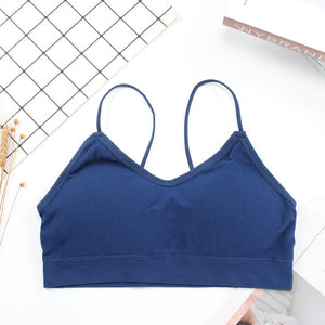 High Elastic Bra Women Gathering Bralette Push Up Bra Summer Anti-light Korean Style Wild Bra Tube Top Sexy No Rims Lingerie
