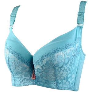 plus size underwear for Women push up lace bralette bras ligerie women wide strap 95 C D E cup ultra boost Lady Bra Brassiere 90