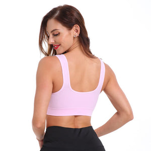 NINGMI Sport Bra for Women Gym Push Up Bra Yoga Tops Sportswear Sexy Yoga Bra Workout High Impact Sports Vest Fitness Underwear