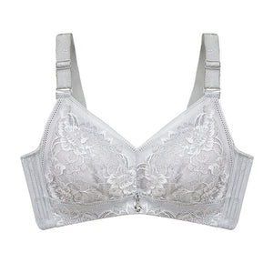 Large bra shows small no steel ring bra Lace Sexycomfortable gathered together with breast adjustable large size underwear
