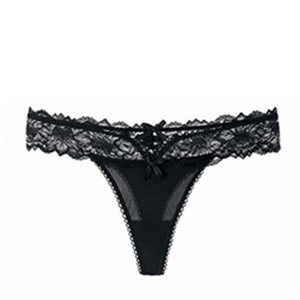 Women Sexy Lace Panties Low-waist Underwear Thong Female G String Breathable Lingerie Temptation Embroidery Intimates