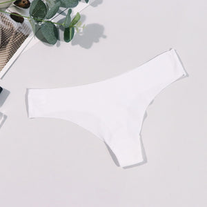 Hot Silk Sexy Women Thongs G String Seamless Panties Low-Rise Ladies T-back Comfortable Lingerie for Female Underwear