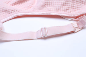Grid Maternity Nursing Breastfeeding Seamless Bra - Onnty