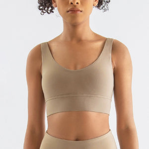 New Nylon Bra Top Women Sexy Tight Sports Bra Fitness Yoga Women&#39;s Underwear Chest Pad Removable Anti-shake Women&#39;s Bra