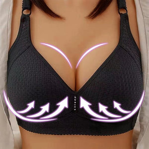 Bras Without Underwire Bralette Padded Push Up Lingerie Plus Size Brassiere Underwear Padded Bh Large Cup Bra for Women