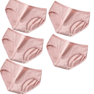 5Pcs Cotton Panties Sexy Panty Briefs Breathable Women Underwear Lingerie for Female Ladies Solid Young Girls Pantys Underpants