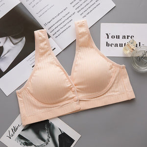 Women Breastfeeding Bras for Female Pregnant Maternity Nursing Bra Breathable Cotton Push Up Wire Free Bras Maternity Clothes