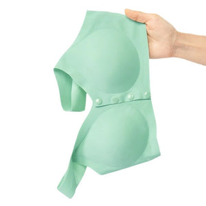 Plus Size Breastfeeding Bras Maternity Nursing Bra Feeding Nursing Underwear Clothes For Pregnant Women Seamless Ice Silk Bra