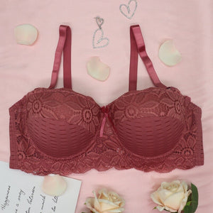 C Cup Bra Push Up Large Size Bralette Women Bras Sexy Lace Adjusted Lingerie Brassiere Half Cup Sexy Ladies Bra 2022 New