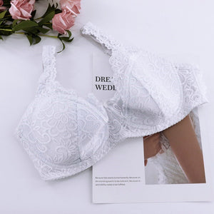 Large size bras 80E 85E 90E 95E 100E 105E female plus size lace underwear unlined ultra thin soft cotton bras