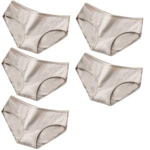 5Pcs Cotton Panties Sexy Panty Briefs Breathable Women Underwear Lingerie for Female Ladies Solid Young Girls Pantys Underpants