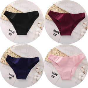 4PCS/Set Women&#39;s cotton briefs Sexy Low Waist Female Underpants Elasticity Comfortable Underwear Women&#39;s panties Lingerie M-XXL