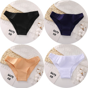 4PCS/Set Women&#39;s cotton briefs Sexy Low Waist Female Underpants Elasticity Comfortable Underwear Women&#39;s panties Lingerie M-XXL