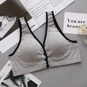 Women Breastfeeding Bras for Female Pregnant Maternity Nursing Bra Breathable Cotton Push Up Wire Free Bras Maternity Clothes