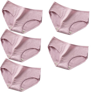 5Pcs Cotton Panties Sexy Panty Briefs Breathable Women Underwear Lingerie for Female Ladies Solid Young Girls Pantys Underpants