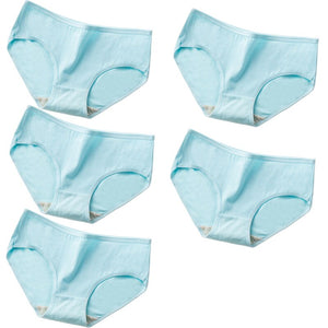 5Pcs Cotton Panties Sexy Panty Briefs Breathable Women Underwear Lingerie for Female Ladies Solid Young Girls Pantys Underpants